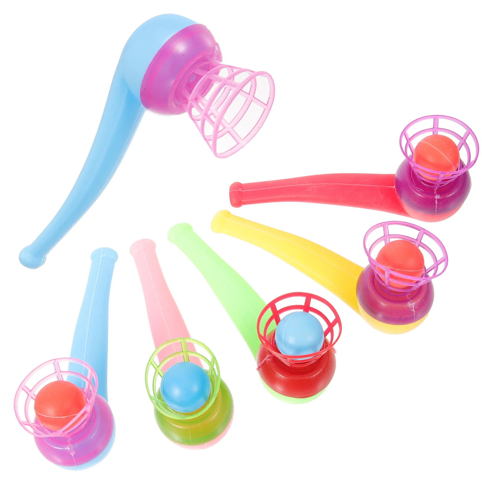 

20 Pcs Flying Toy Breathing Ball Kids Blowing Toys Floating Balls Gift Bag Cup 10x45cm for Fun Girls Baby