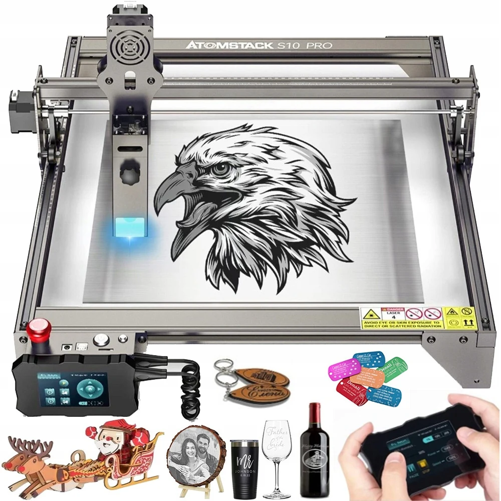 

S10 X7 A10 Pro Laser Engraver 10W Output Diode 50W DIY Cutter for 20mm Wood 15mm Acrylic Laser Engraving Machine