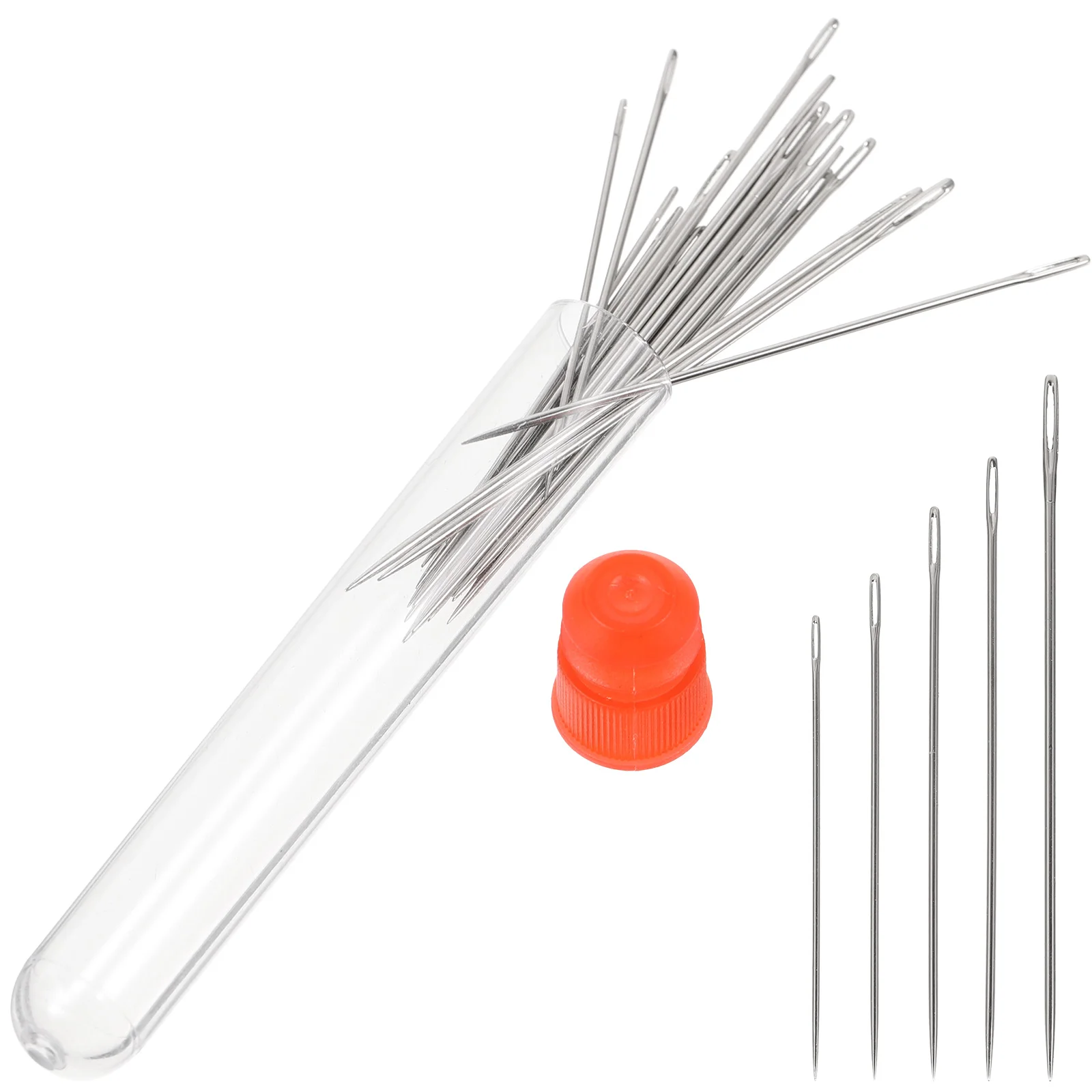 

1 Set Of Multi-Function Large-Eye Blunt Darning Compact Sewing Knitting Crochet Yarn Crafts Ergonomic Smooth Household Tools