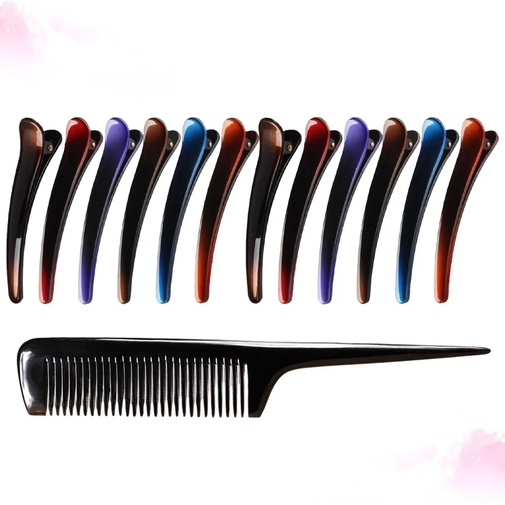 

13Pcs Duckbill Hairdressing Hairpin Hairdressing Hairpin Colorful Durable Material Safe NonDeformable Tools Home Store