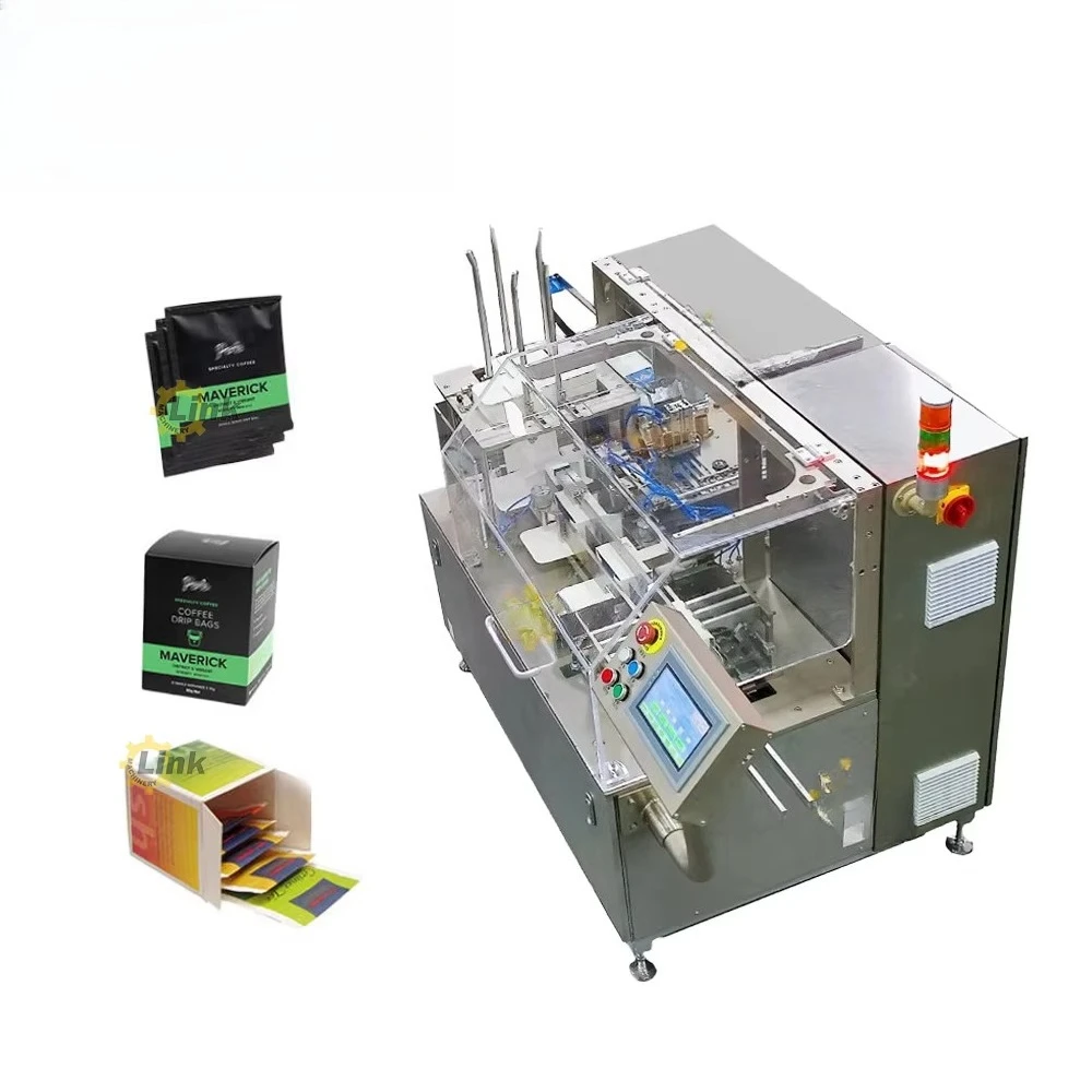 High Effect Carton Box Packing Machine PLC Touch Screen Machine Carton Box Cartoning Packing Machine for Small Business