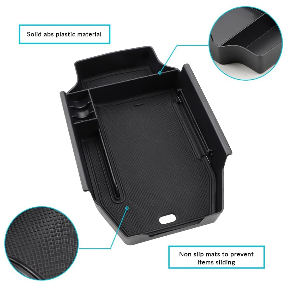 Car Center Console Organizer Tray For Honda Accord 2023 Armrest Console Insert Storage Box Car Interior Accessories