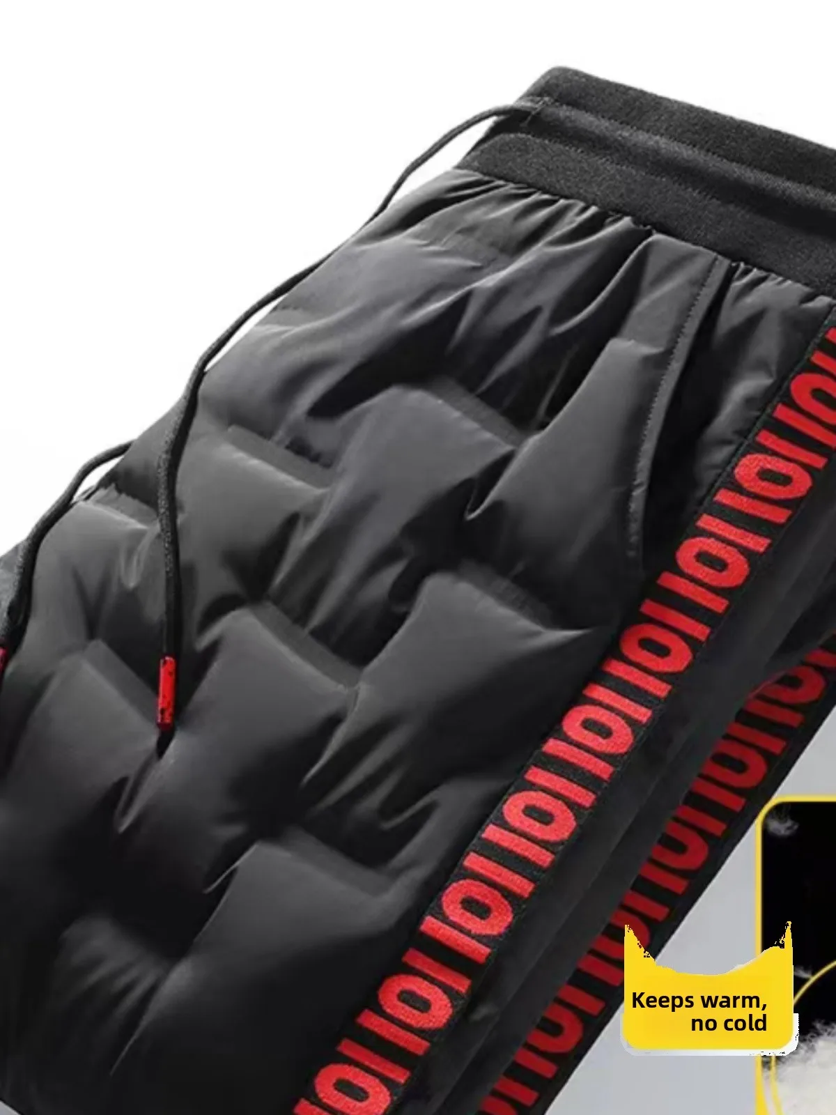 

Мужские утепленные хлопковые брюки на флисе для осени и зимы, новые, теплые, повседневные, свободного кроя, защита от холода