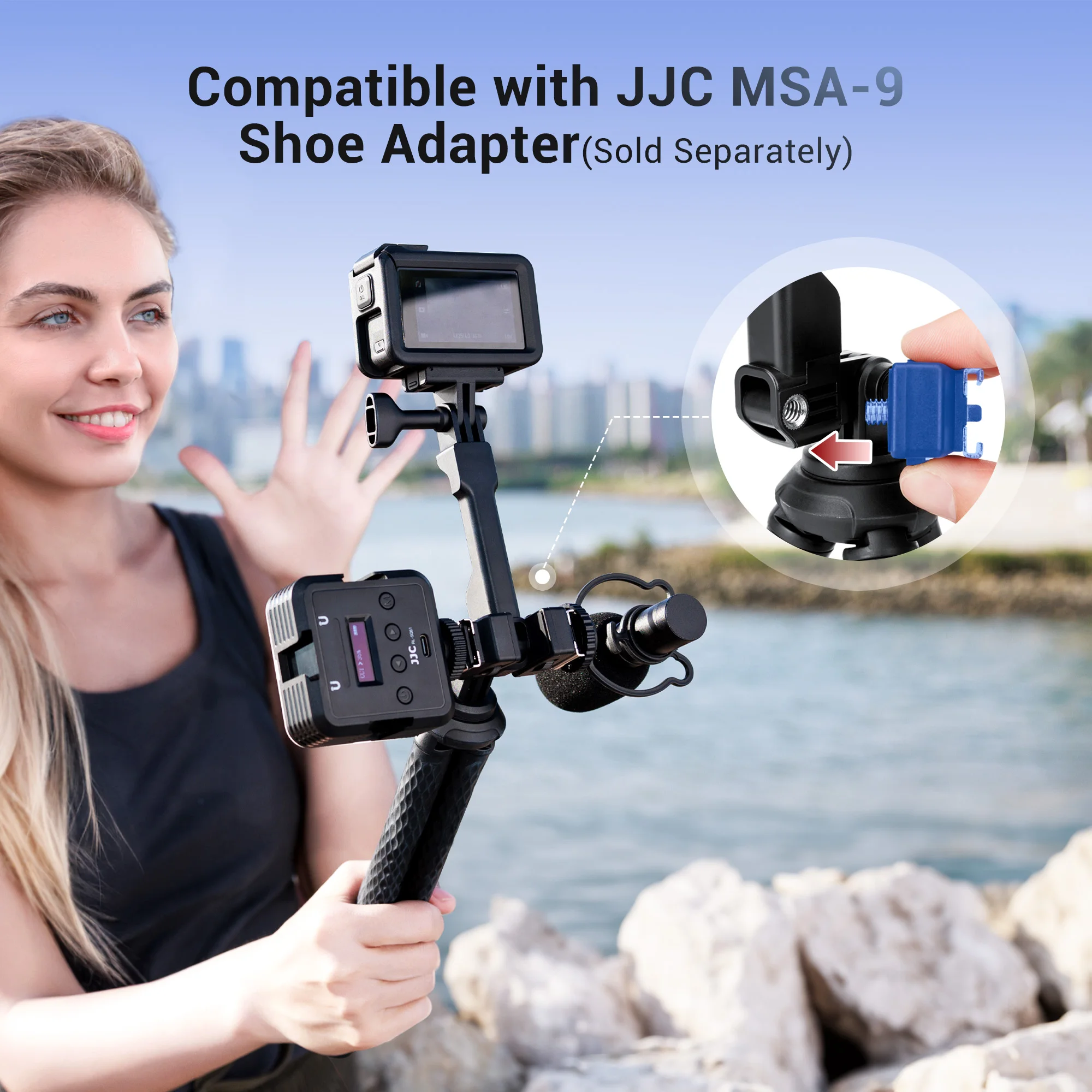 Extended Magnetic Flexible Bendable Octopus Tripod Holder Stand Mount for Magsafe &Android &Compact Camera & GoPro Travel Selfie