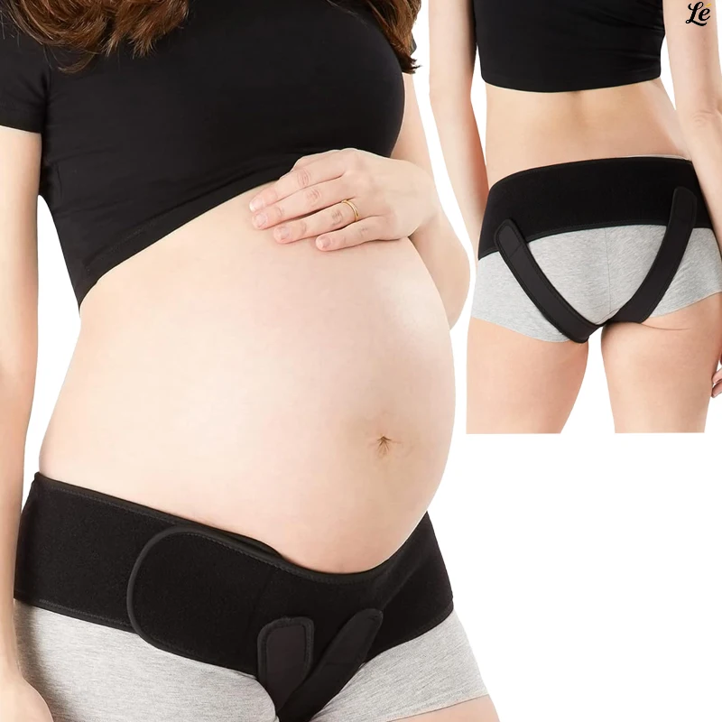 

1 pc Maternity Pelvic Support Belt Adjustable V-Strap Design For Pregnancy Pain Relief Breathable Comfort With Maximum Support