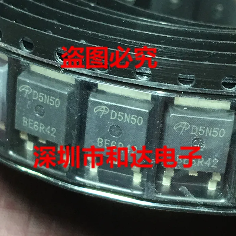 10pcs orginal new AOD5N50 D5N50 MOS field effect tube patch TO-252 500V 5A