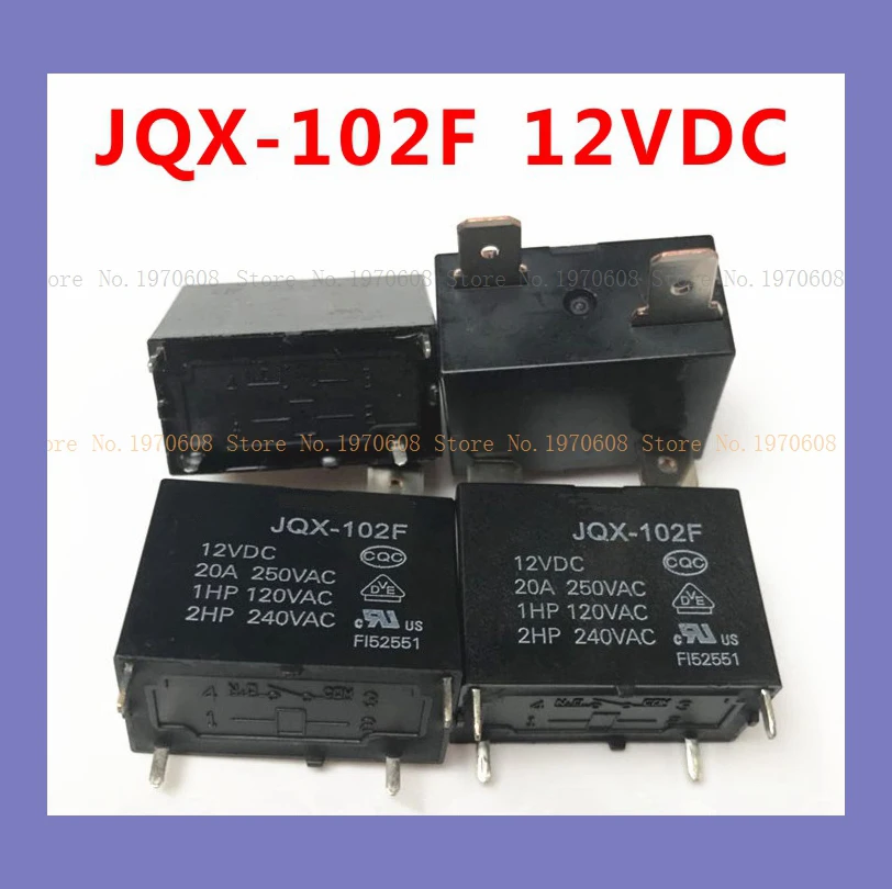 

JQX-102F 12VDC