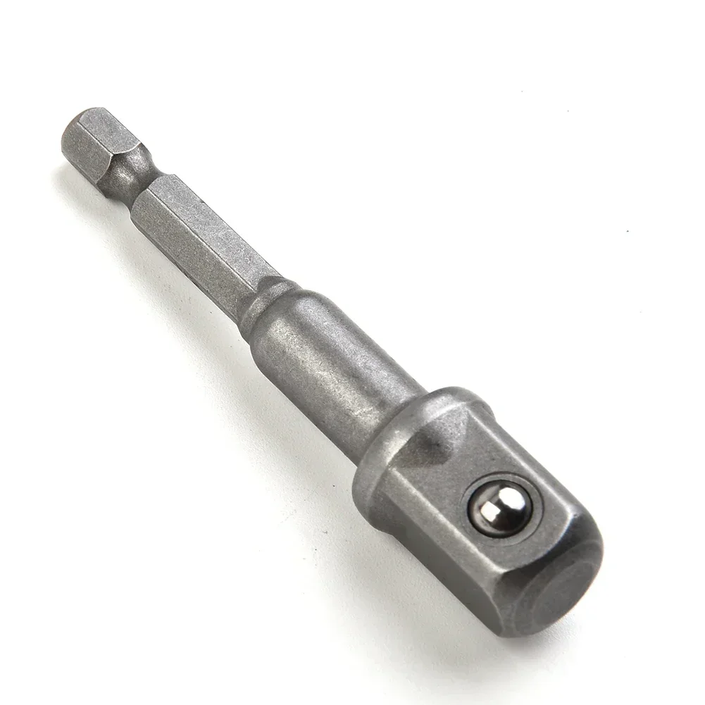 

Bit Adapter Socket Adapter Drill 1/4in 1/2 3/8 1/4 Chrome Vanadium Steel Extension Bar Hex Shank Home Portable
