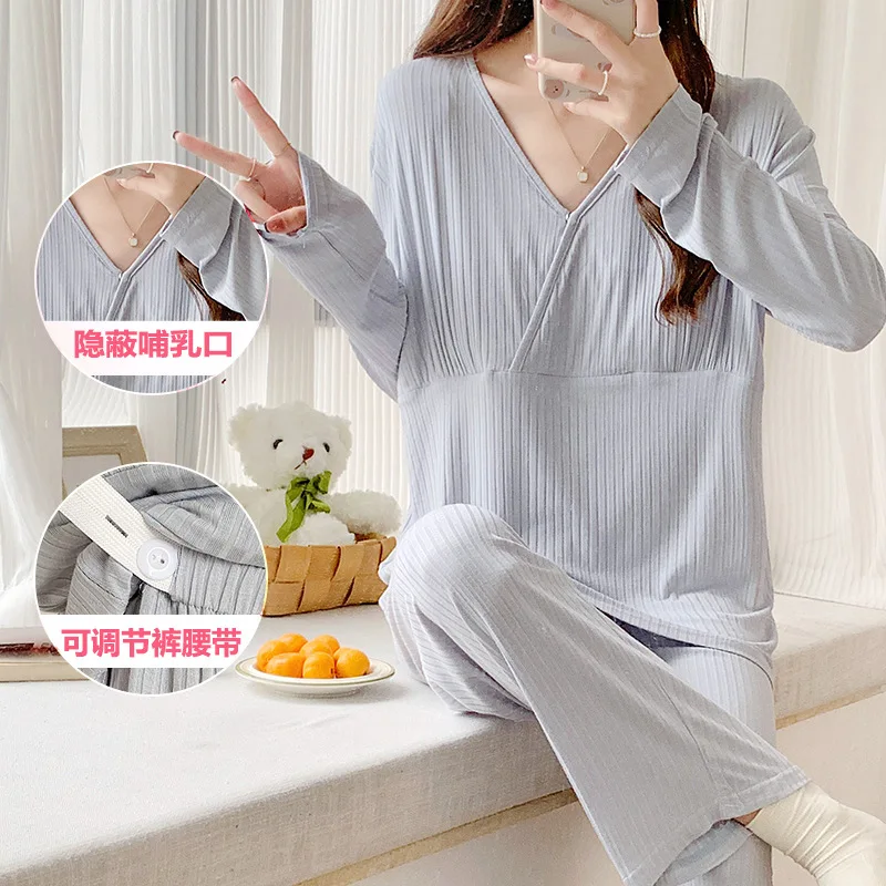 Confinement with Chest Pads, Summer Thin Postpartum Cotton Free Bra, Breastfeeding, Pregnant Women, Breastfeeding Pajamas