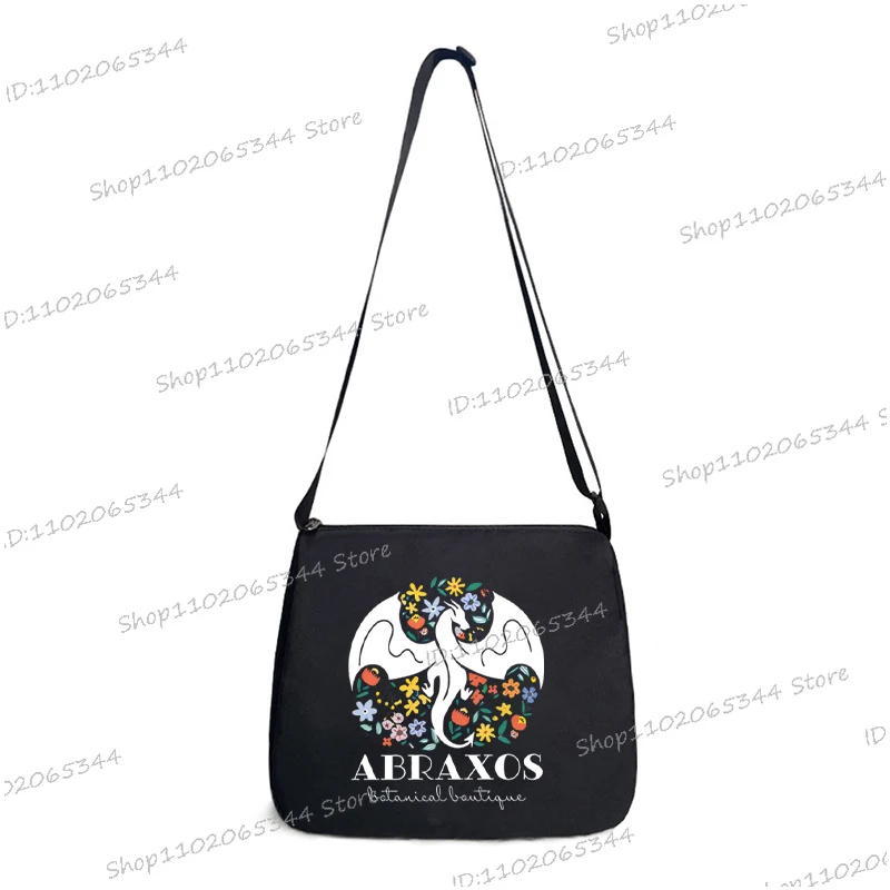 Fourth Wing Fashion Underarm Bags Vintage Dragon And Books Print Women Messenger Bag Purses Handbags Female Shoulder Armpit Bag