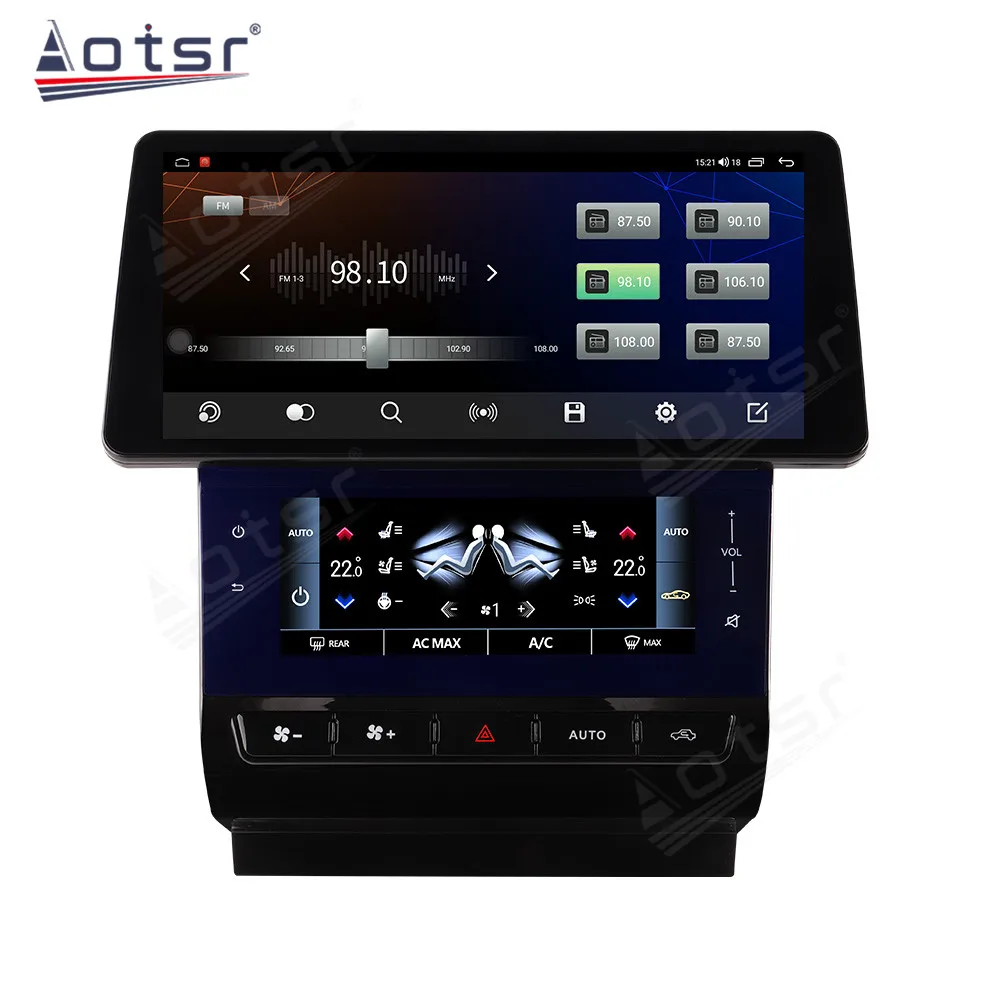 Car accessoRadio  AC Screen with Double flashing For Maserati Quattroporte 2013-2016 Upgrade 2023   New Android GPS Navigation