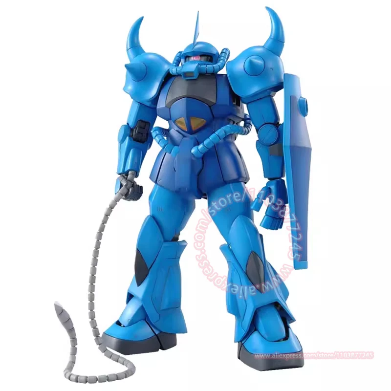 BANDAI MG 1/100 MS-07B Gouf Ver.2.0 Mobile Suit Action Figure Joints Movable Assembly Toy Collection Ornaments Peripheral Model