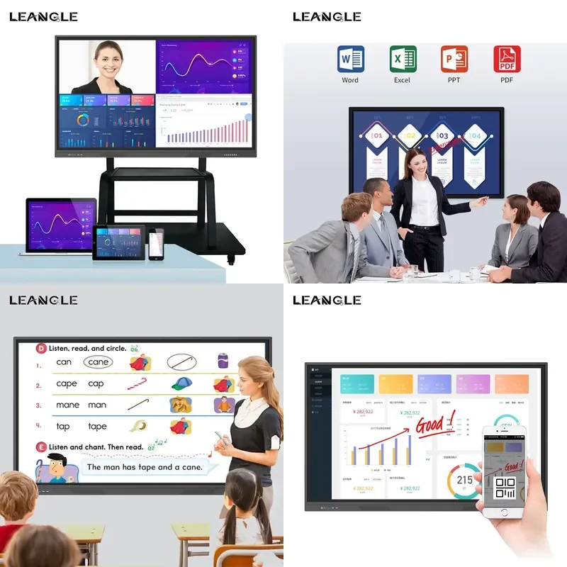 Oem Smart Board Interactive Touchscreen Display Classroom Educational Smart Whiteboard For Conference E Learning Room