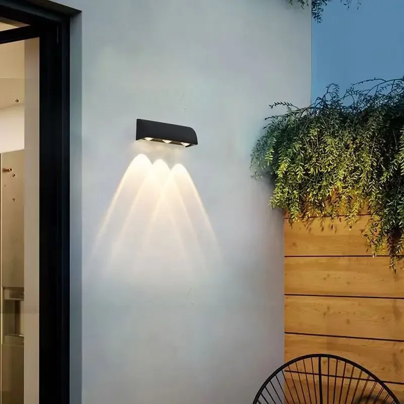 Outdoor Wall Lamp Power Connection Mode Creative Face Down Courtyard Balcony Outdoor Waterproof Wall Lamp