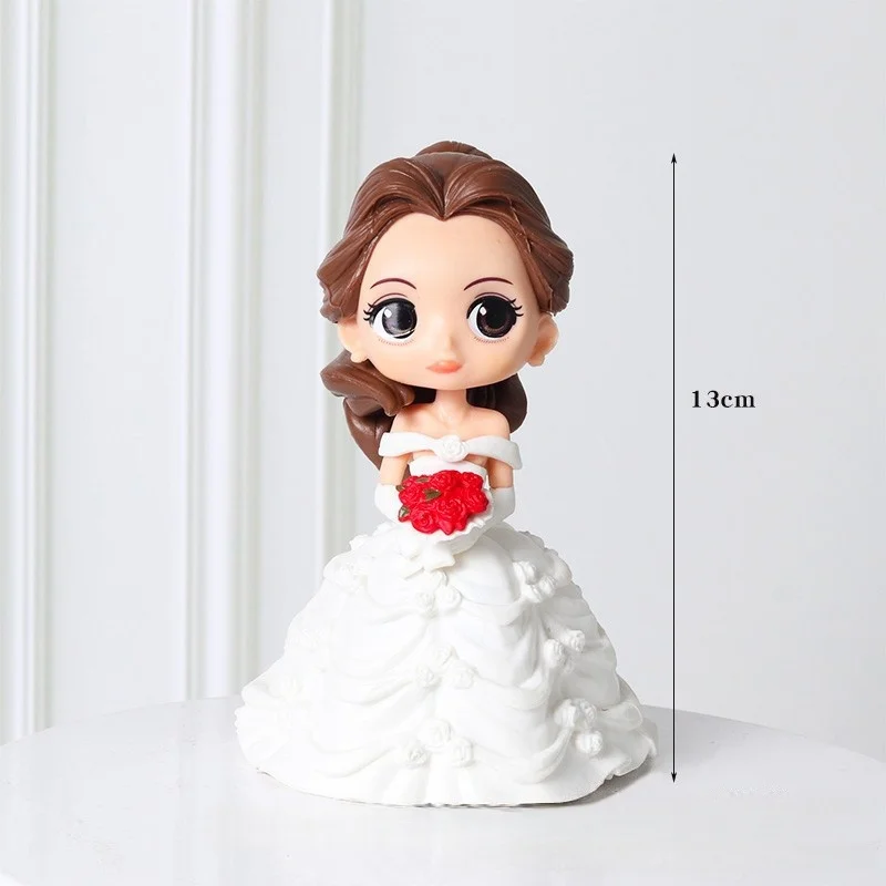 Q Posket Die Schöne und das Biest Spielzeug Belle PVC Prinzessin Figuren Action Sammlermodell Spielzeug für Mädchen Geschenk Desktop-Ornament – Detail 8