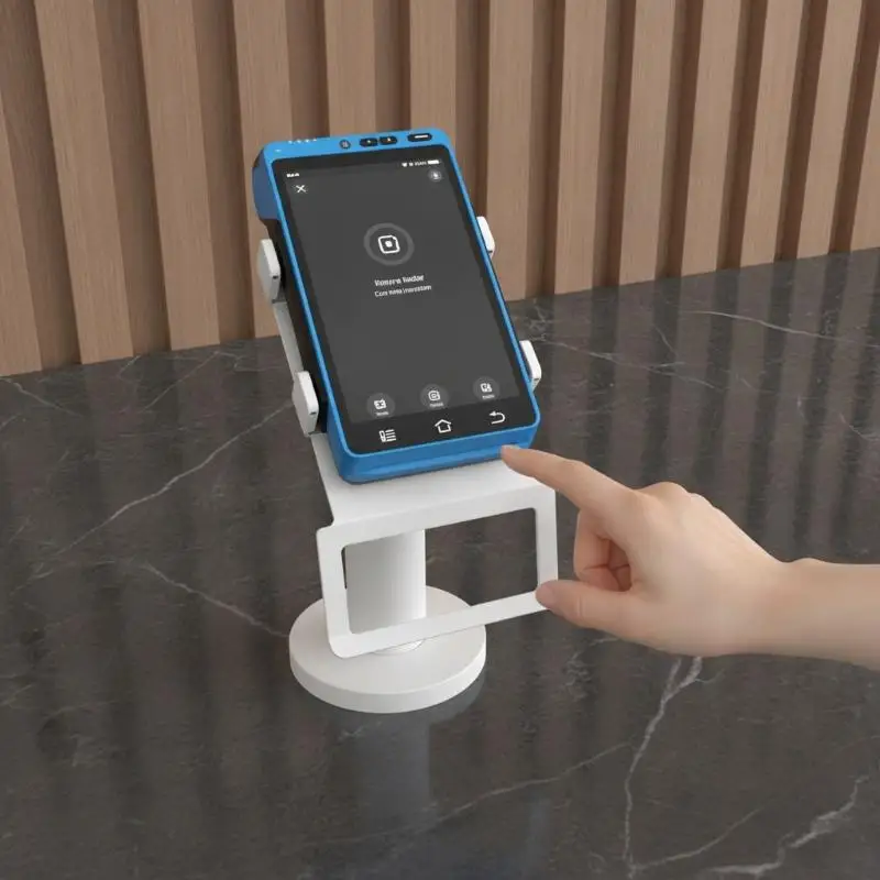 Adjustable POS Terminal Stand Swivel Credit Card Reader Bracket Stable Mount for Convenience Store Checkout