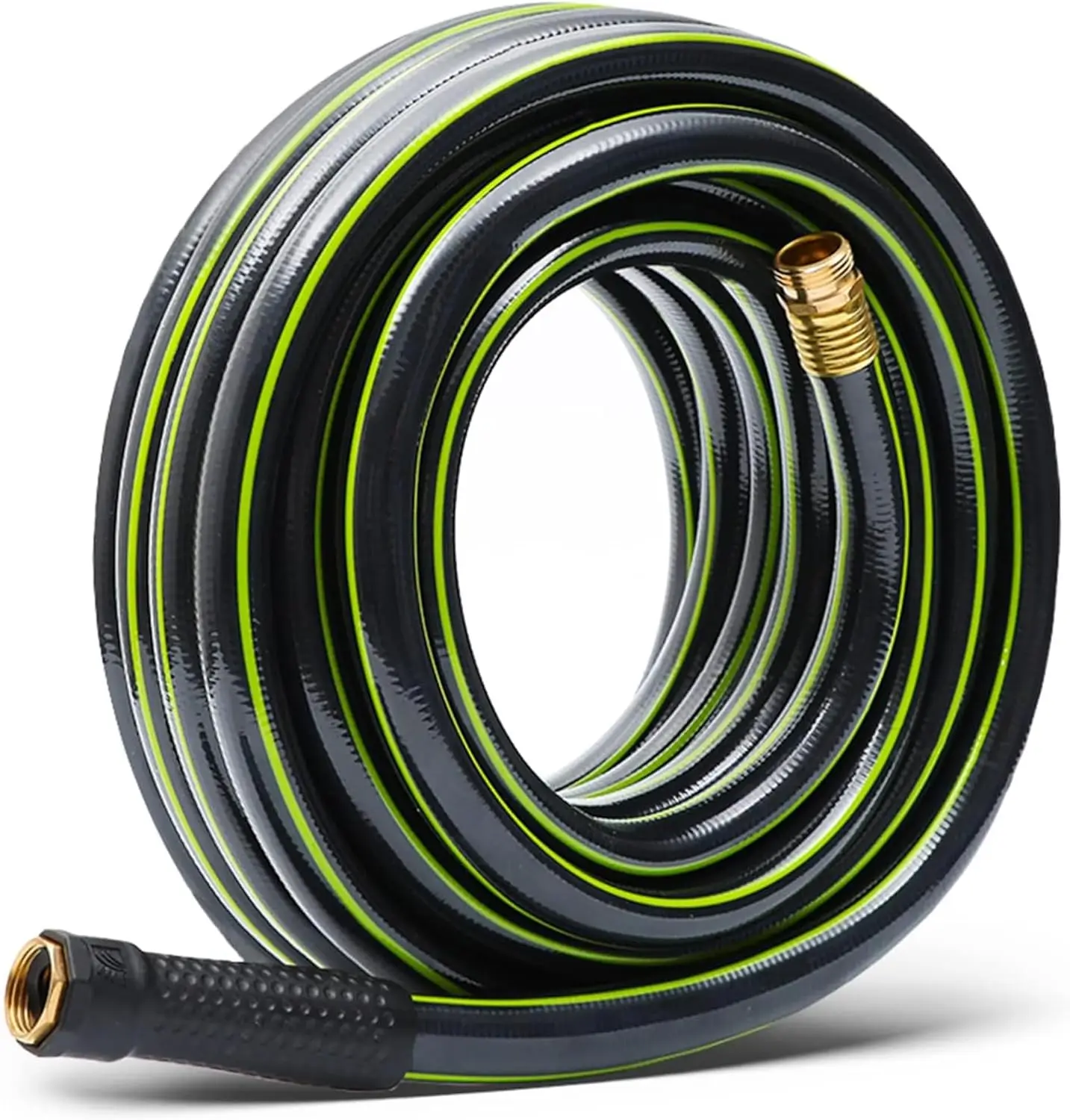 

Lead-in Garden Hose 5/8 in. x 25 ft. -No Kink, Flexible, Leakproof, Male to Female Fittings -Heavy Duty Durable PVC Lightweig