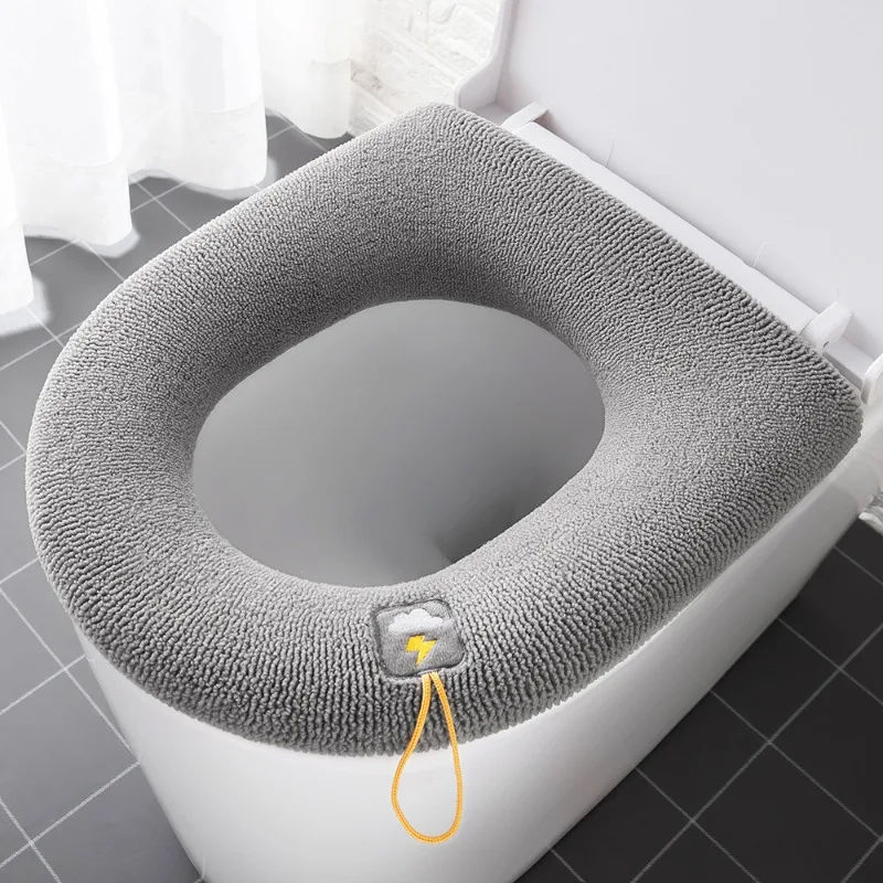 Universal Wc Sitz Abdeckung Weiche Warme Closes Matte Wärme Bad Wc Deckel Kissen Zubehör Wc Matte Set Wc Sitz