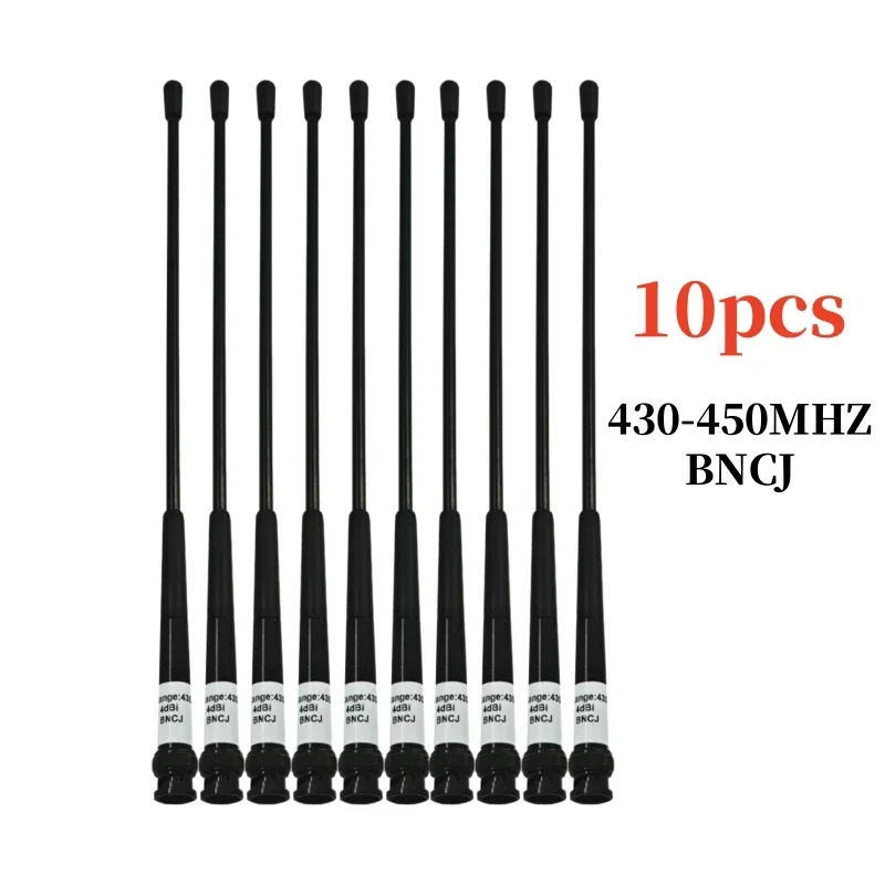 10pcs Whip Antenna 430-450MHZ BNC Port 4dbi For Top-con For Sokk-ia For South Trimble All Brands Surveying GPS RTK Total Station