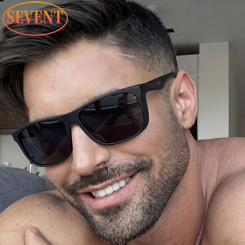 خمر الاستقطاب مستطيل فاسق النظارات الشمسية الرجال 2025 العلامة التجارية الفاخرة العصرية في الهواء الطلق القيادة نظارات شمسية للذكور ظلال كلاسيكية #4