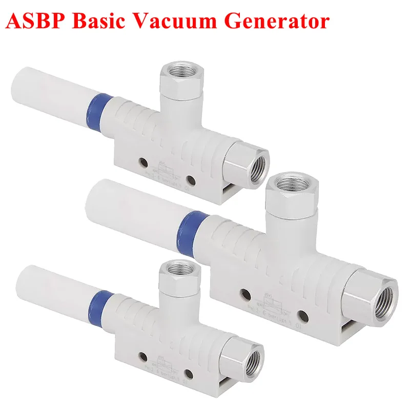 

ASBP10-G2-SDA ASBP15-G2-SDA Basic Vacuum Generator With Muffler Mini Pneumatic ASBP10-G2-SDA ASBP15-G2-SDA Vacuum Generator
