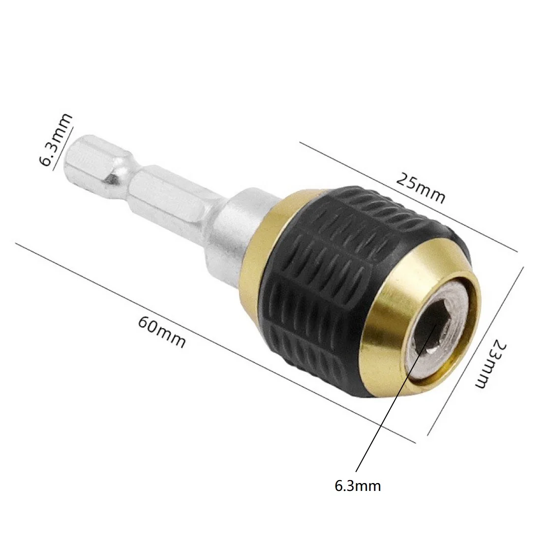 Large Head Pop-up Quick Release Self-locking Hexagonal Handle Extension Rod Electric Drill Driver Conversion Screwdriver Tool
