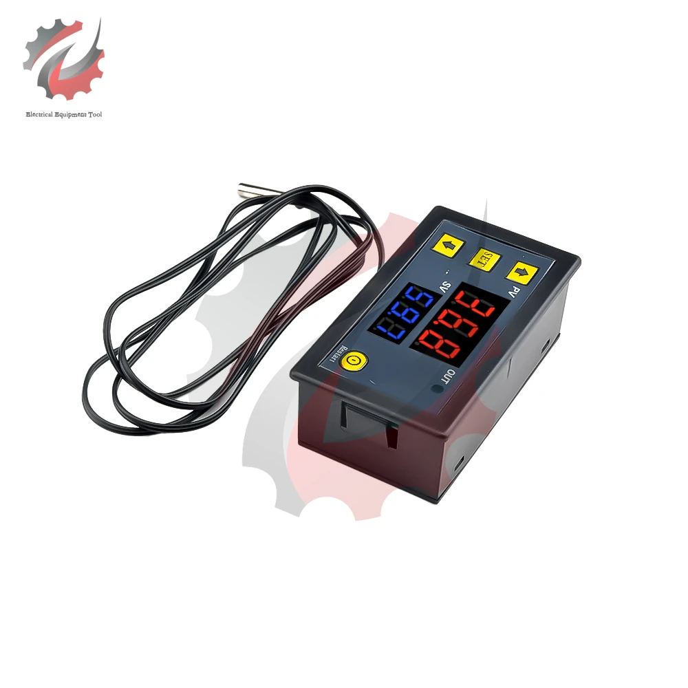 W3230 DC 12V 24V AC 110-220V Mini Digital Temperature Controller Thermostat Regulator Heating Cooling Control With Probe Sensor