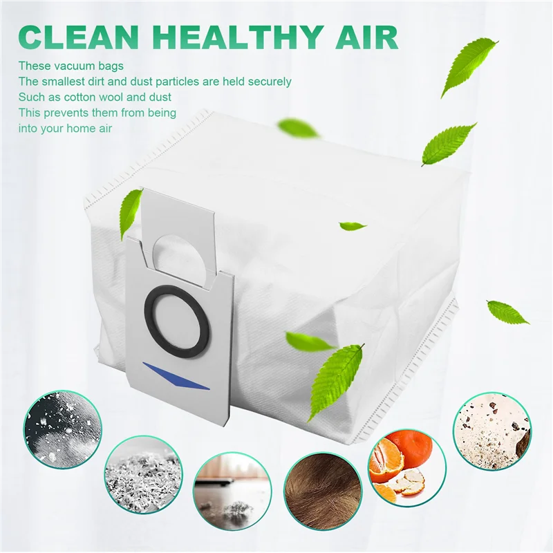A24P, 10 упаковок, сменные мешки для пылесоса для робота-пылесоса ECOVACS DEEBOT X1 OMNI Turbo
