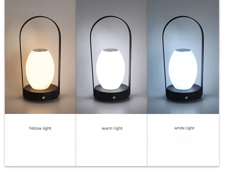 LED Portable Minimalist Desk Lamp Remote Control Charging Portable Sleep Lamp Nordic Desktop Atmosphere Bedside Lamp