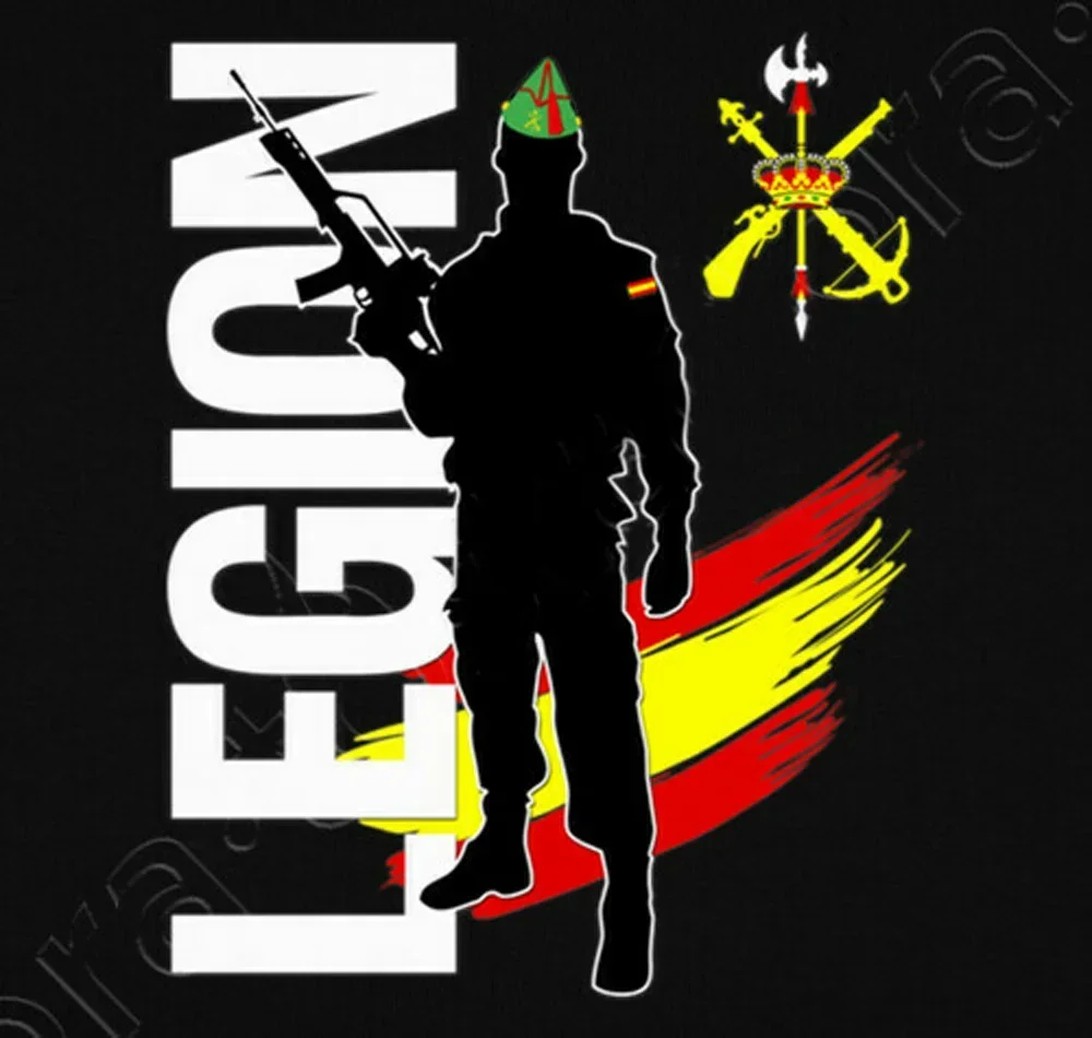 

Legion Espanola Spanish Foreign Legion T-Shirt. Summer Cotton Short Sleeve O-Neck Mens T Shirt New S-3XL