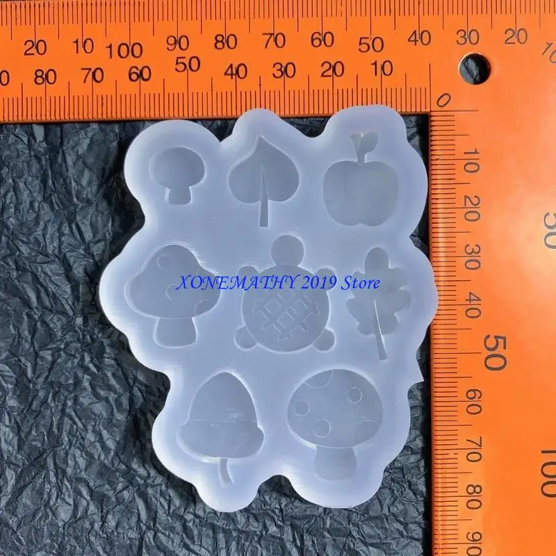 

F42F Silicone Shaker Filling Mold for DIY Jewelry Making,Pendant,Keychain