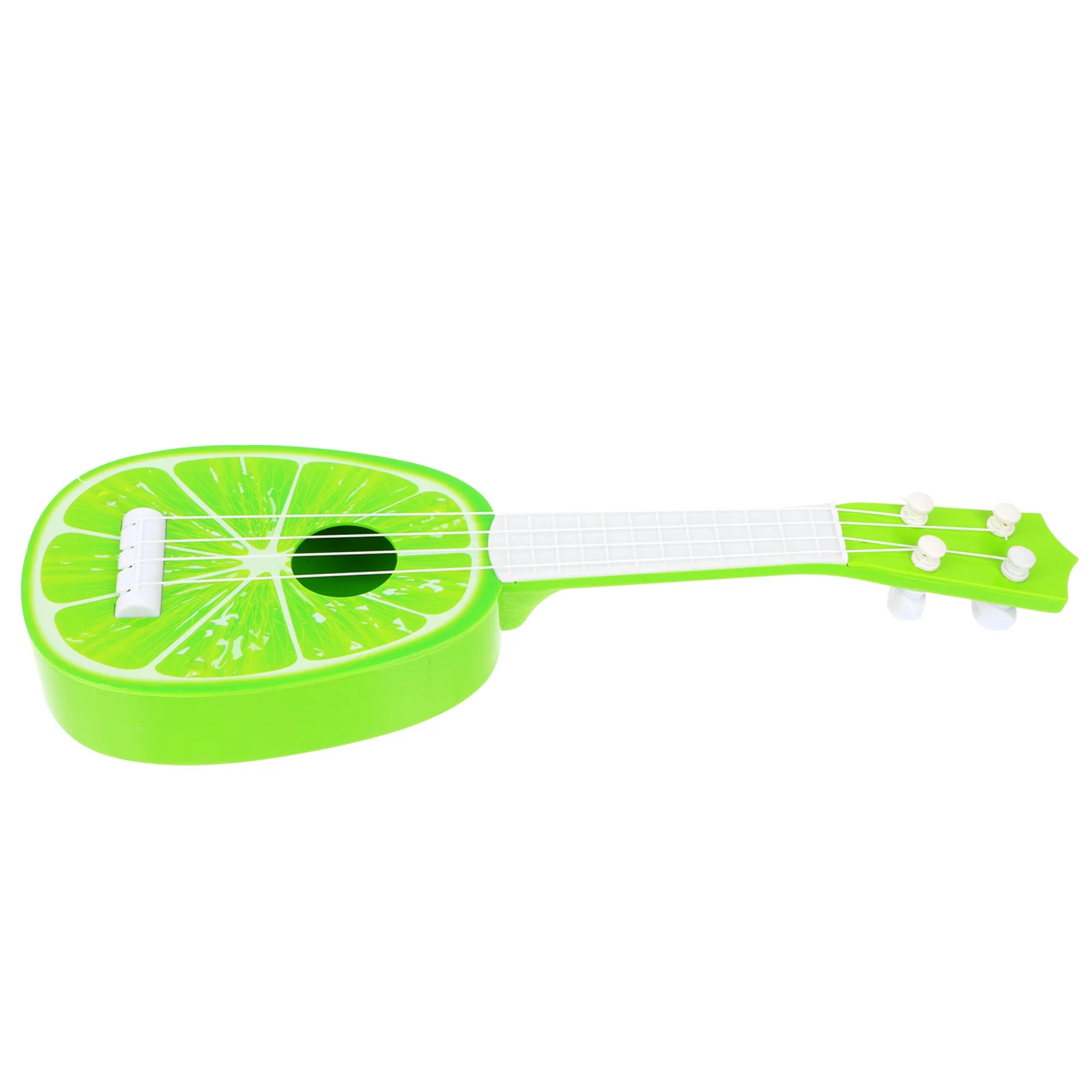 جيتار أطفال بلاستيكي صغير القيثارة ألوان زاهية أداة تعليمية لإدراك الموسيقى تطوير اللعب