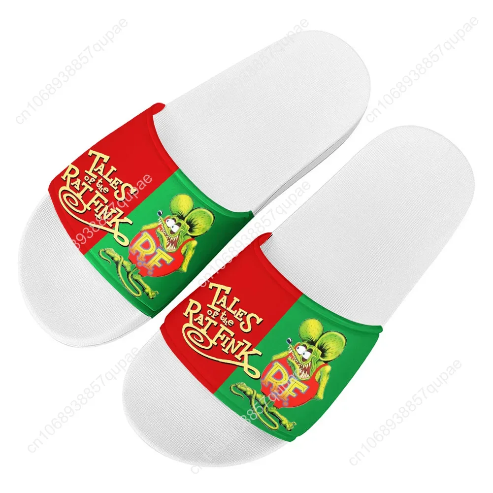 Tales Of The Rat Fink Slippers Home Water Shoes Men Women High Quality Custom Summer Breathable Cooling Slipper 2