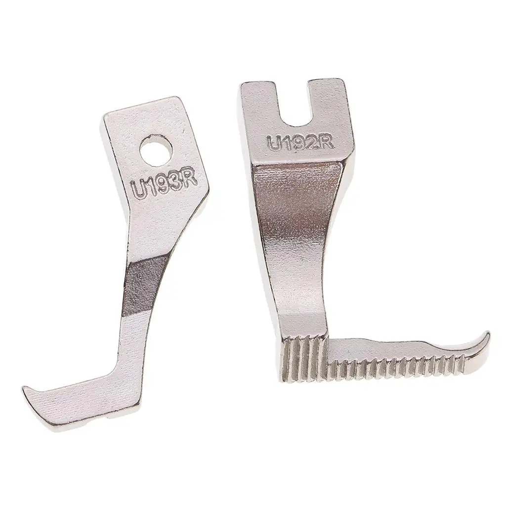 

Toe Zipper Foot Heavy Duty Presser Foot Sewing Machine Accessory for Industrial Walking Foot Machines Compatible U192R U193R