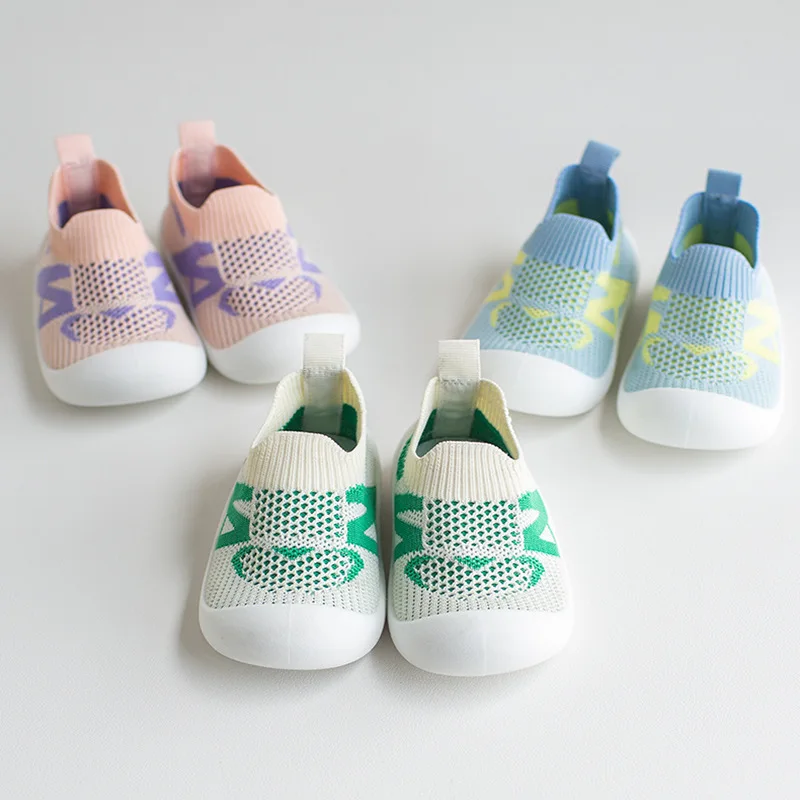 Детская Новинка весна-лето-осень однотонная обувь для мальчиков Модная дышащая Спортивная обувь