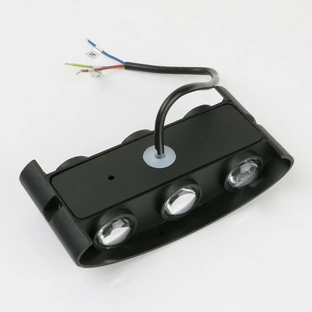 

Современный алюминиевый корпус, светодиодный настенный светильник, черный, белый цвет, IP65, водонепроницаемый уличный светильник, коридор, балкон, украшение дома