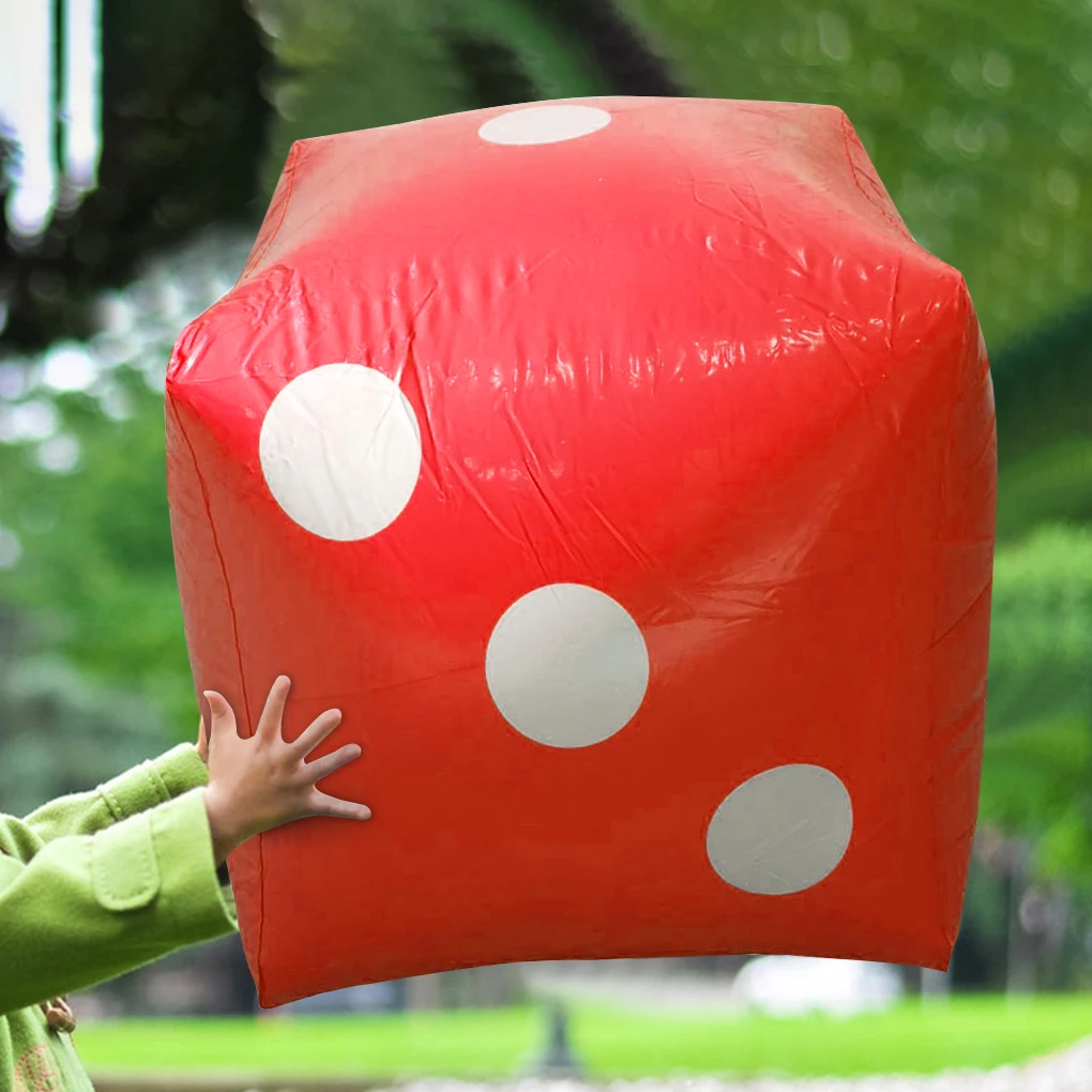 Dados infláveis ao ar livre engraçados piscina fontes de festa crianças brinquedos para crianças adultos jogo cubo brinquedos 30*30cm