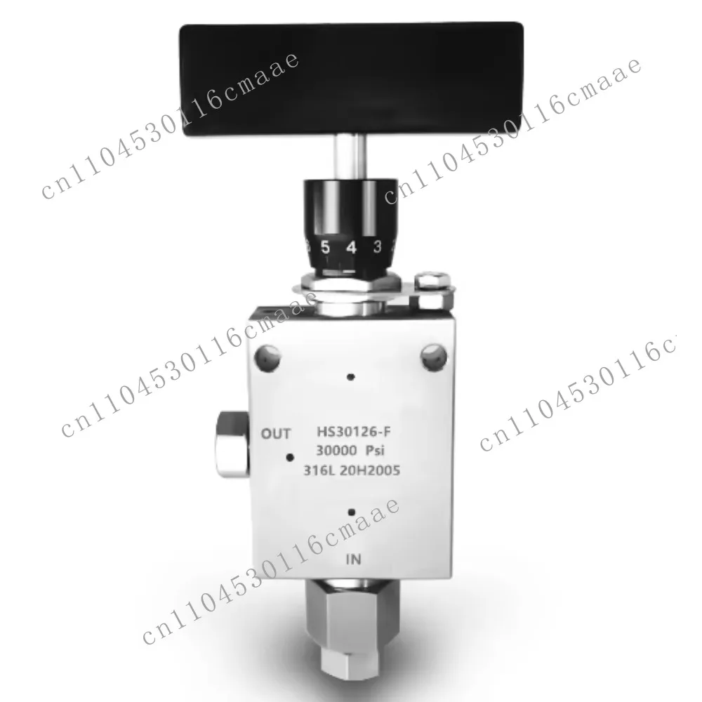 Stainless Steel HS30126 High Pressure 30000psi High Pressure Micro Metering Needle Alve