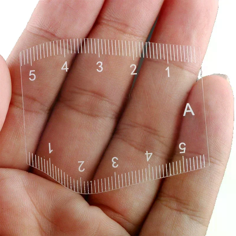 5 pezzi durevoli per modellare le sopracciglia, stencil per modellare le sopracciglia istantanee portatili, disegno per sopracciglia, righello regalo