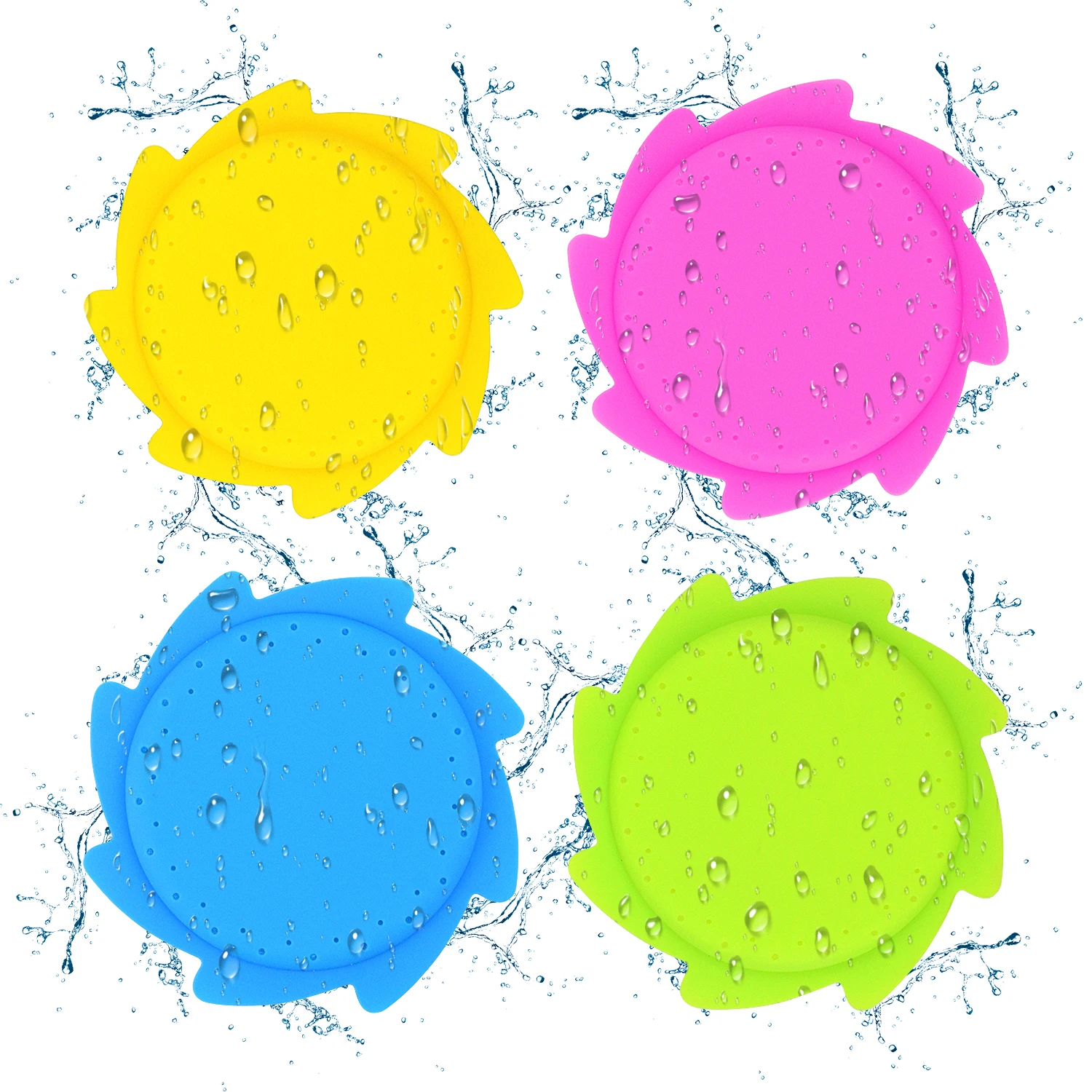 Silicone water sprinkling frisbee children\'s frisbee beach toy, outdoor beach parent-child water play toy