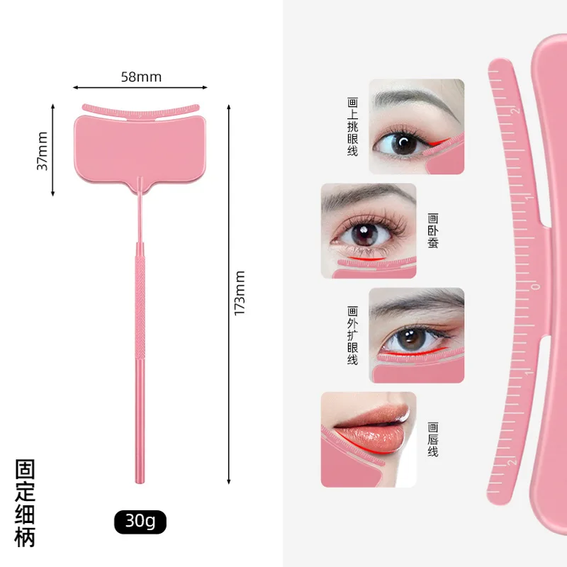 Miroir de mascara en acier inoxydable, lentille de beauté avec échelle, carré, miroir d'inspection, assistant de cils, outil de beauté, 100 pièces