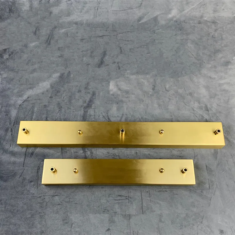 

Lamp Base, Brass Ceiling Plate, Rectangular Three Head, Two Head, Straight Type, Pure Copper Restaurant Lamp Accessories
