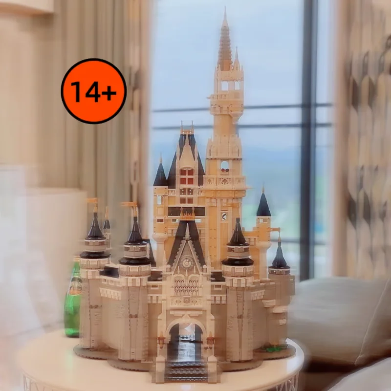 Bloques de Construcción de Castillo de Princesa MOC-71040 de 74 CM de Alto, Juguetes de Ladrillos para Niñas, Regalo de Cumpleaños para Adultos, Decoración del Hogar