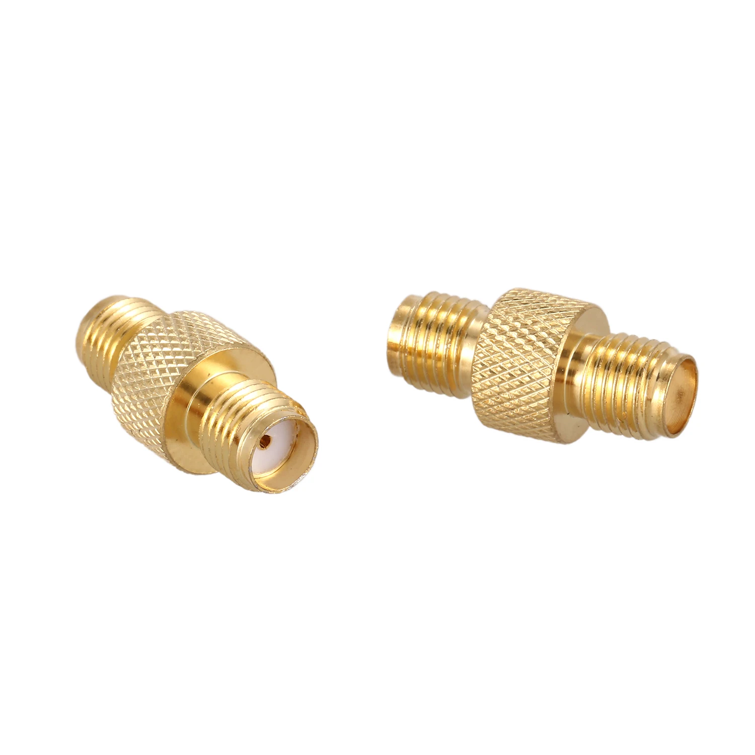 SMA Female to Female Barrel Adapter RF Coax Connector Straight,gold