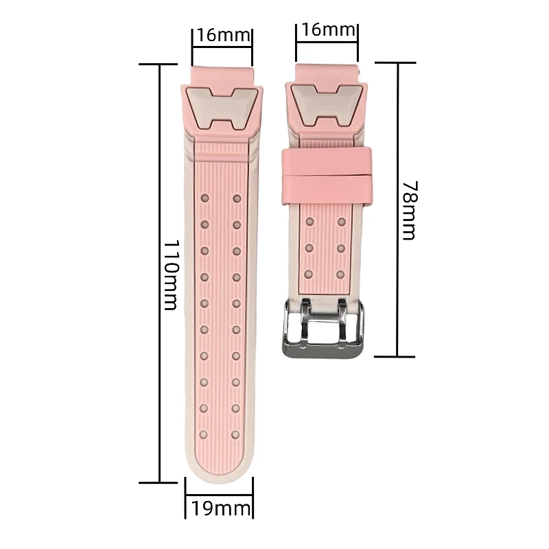 16mm Kinder Smart Sport Uhr Band Silikon Armband Einstellbare Armbanduhr Ersatz Armband Wasserdichte Kinder Uhrenarmbänder – Detail 7