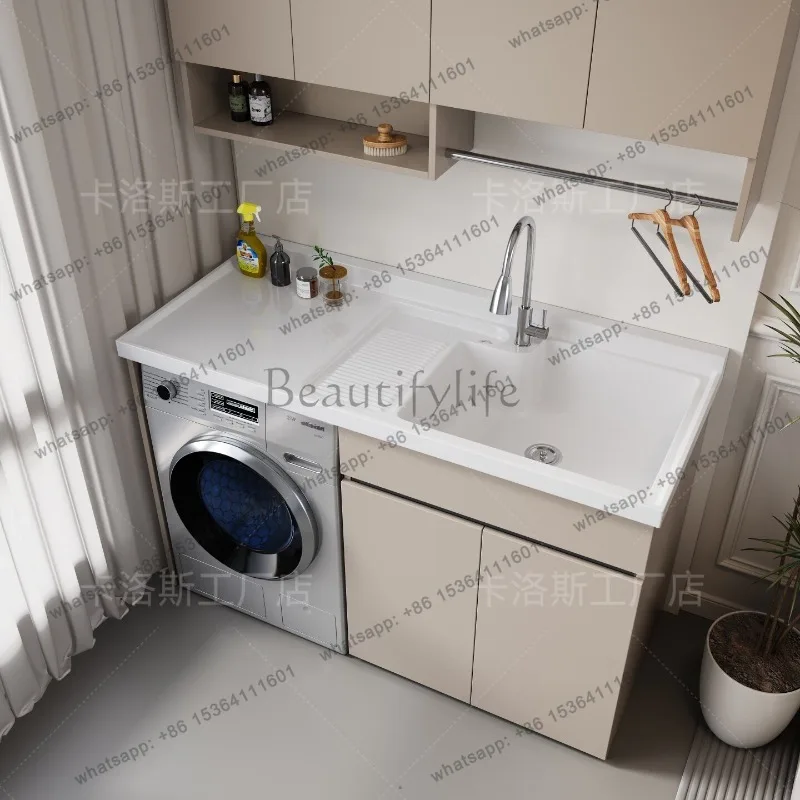 Laundry Cabinet Nordic Creative Balcony Honeycomb Aluminum Customizable Bathroom Furniture muebles de baño