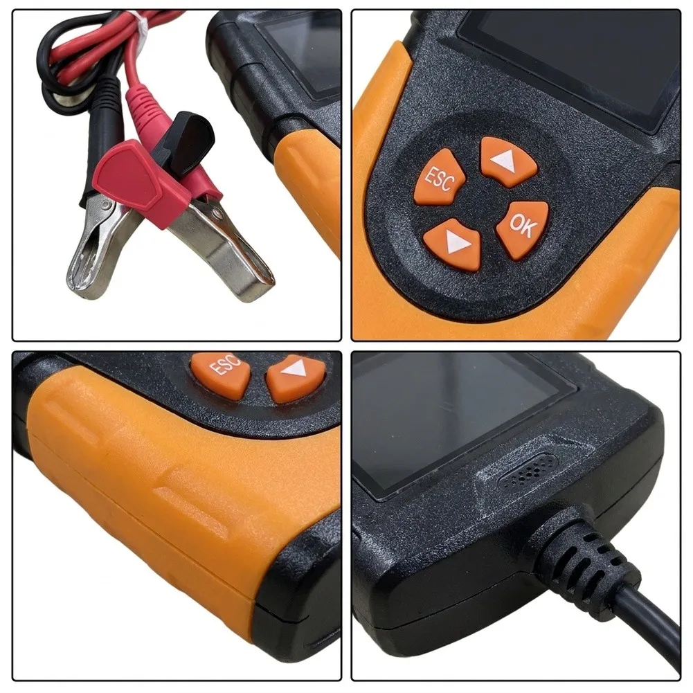 Multi-Function Battery Analyzer for 12V 24V Vehicles Providing Accurate Internal Resistance Capacity and Measurements