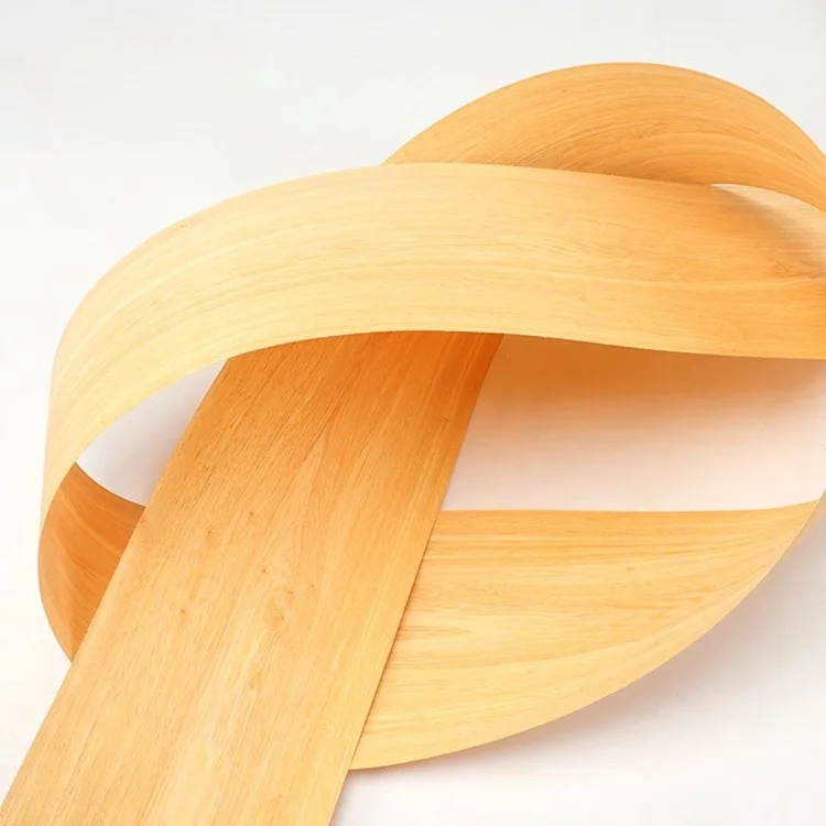 Wood Veneer For Furniture Yellow Chicken Wing Wood Natural Wood Veneer DIY Thin Wood Pieces 15x250cm T0.5mm