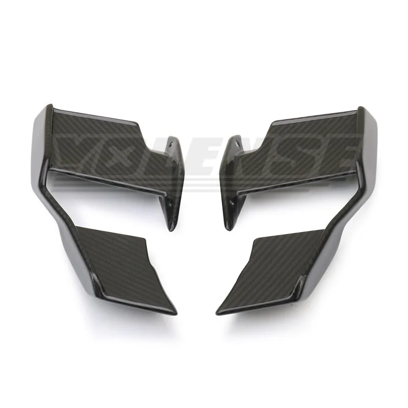 100% Carbon Fiber Motorcycle Side Aerodynamic Winglets Windshield Fairing Wing For BMW S1000R 2021-2024 M1000R 2023 2024