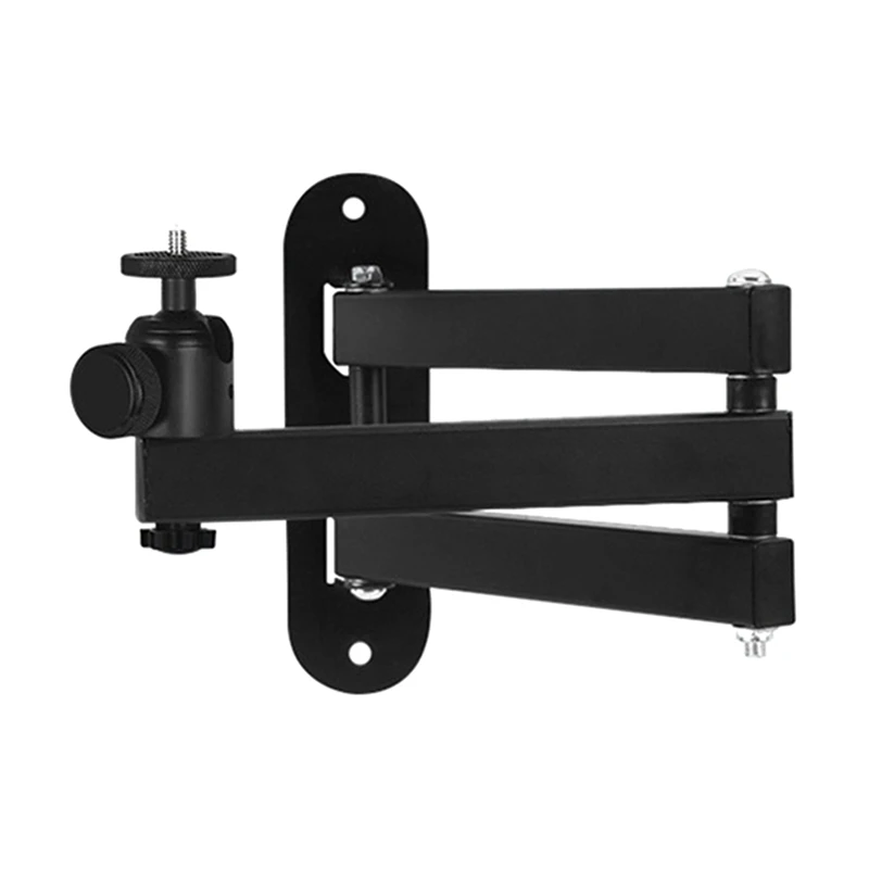 Adjustable Projector Mount 360° Rotatable Bracket For Mini Projector Double Arms 40Cm Supports Up To 2Kg